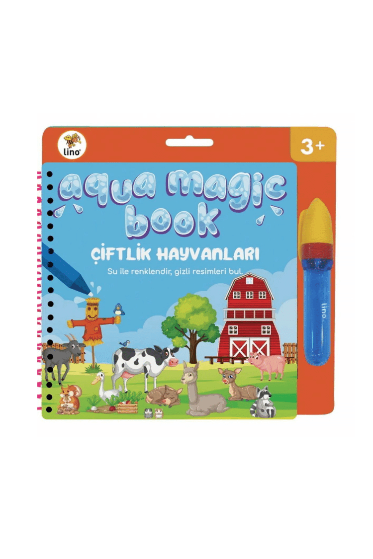 Aqua Magic Book Boyama Seti - Çiftlik Hayvanları - Thumbnail