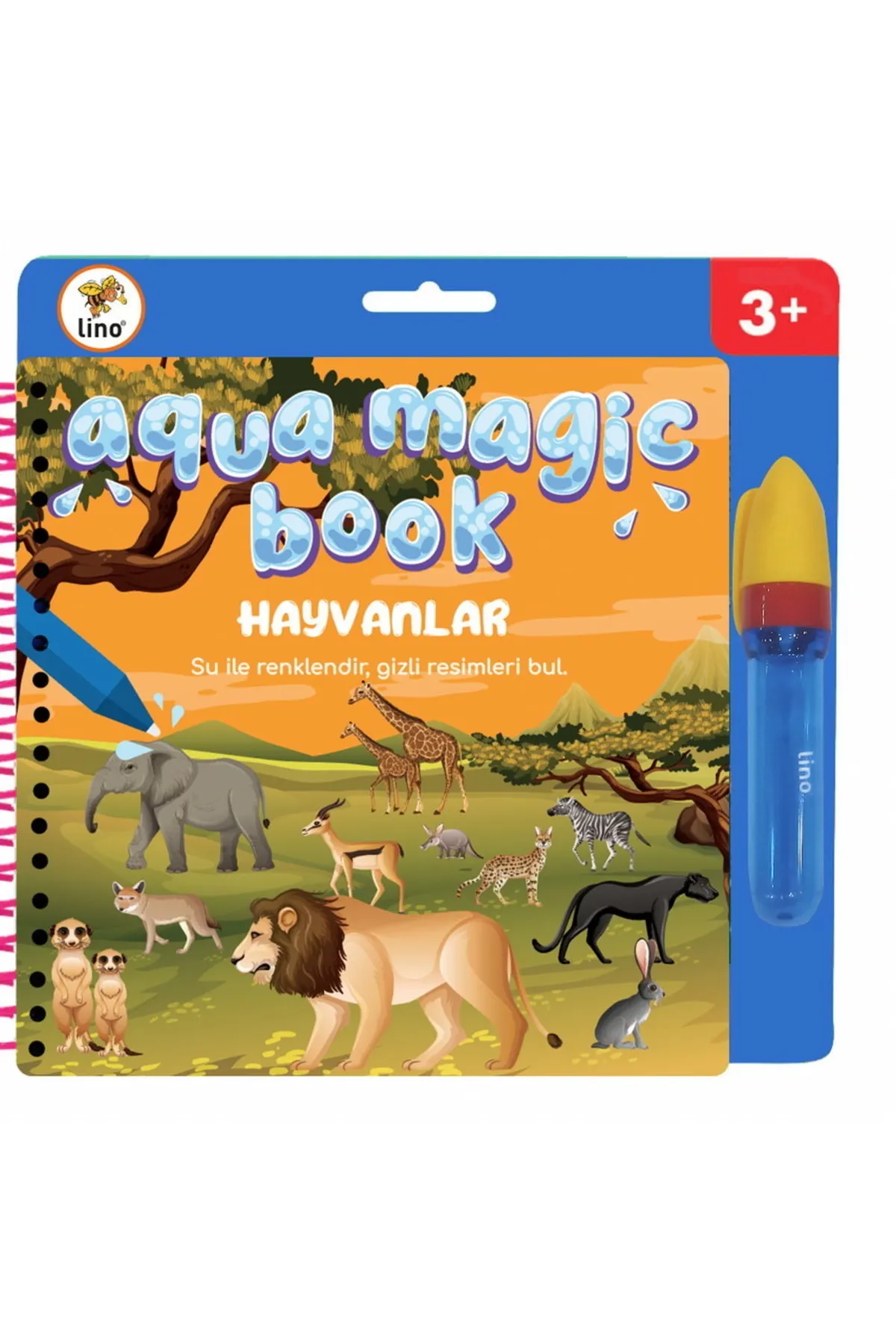 Aqua Magic Book Boyama Seti - Hayvanlar - Thumbnail