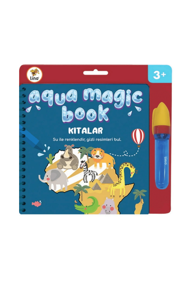 Aqua Magic Book Boyama Seti - Kıtalar - Thumbnail