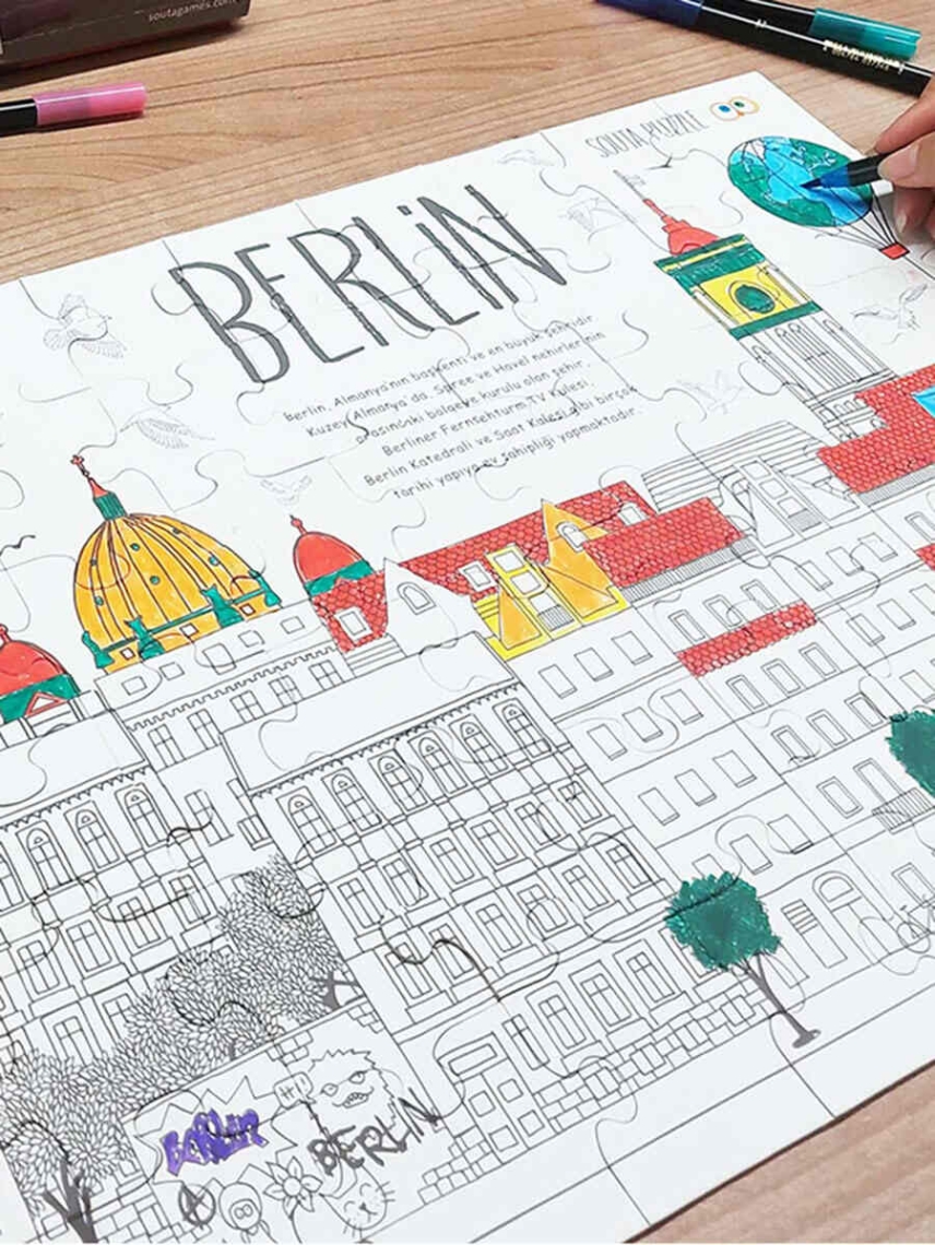 ''Berlin'i Boya'' Boyama&Puzzle - Thumbnail