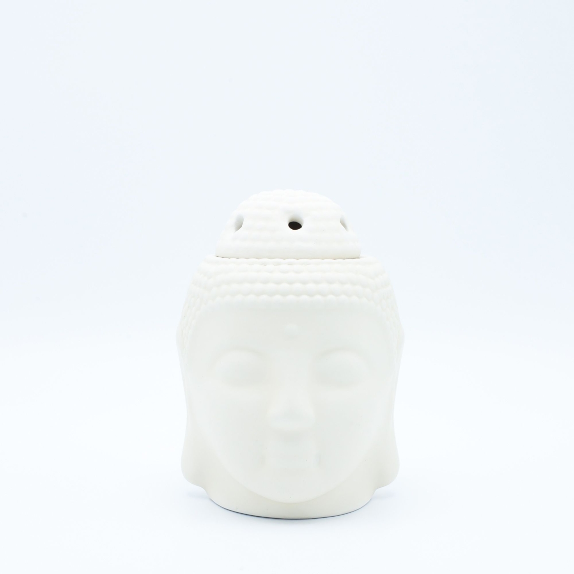 Budha Buhurdanlık - Beyaz - Thumbnail