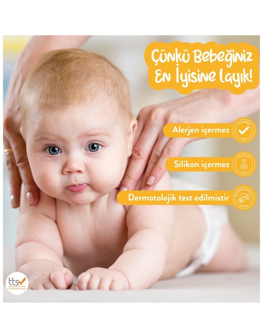 Calendula & Papatya Özlü Nemlendiricili Bebe Yağı 200ml - Thumbnail