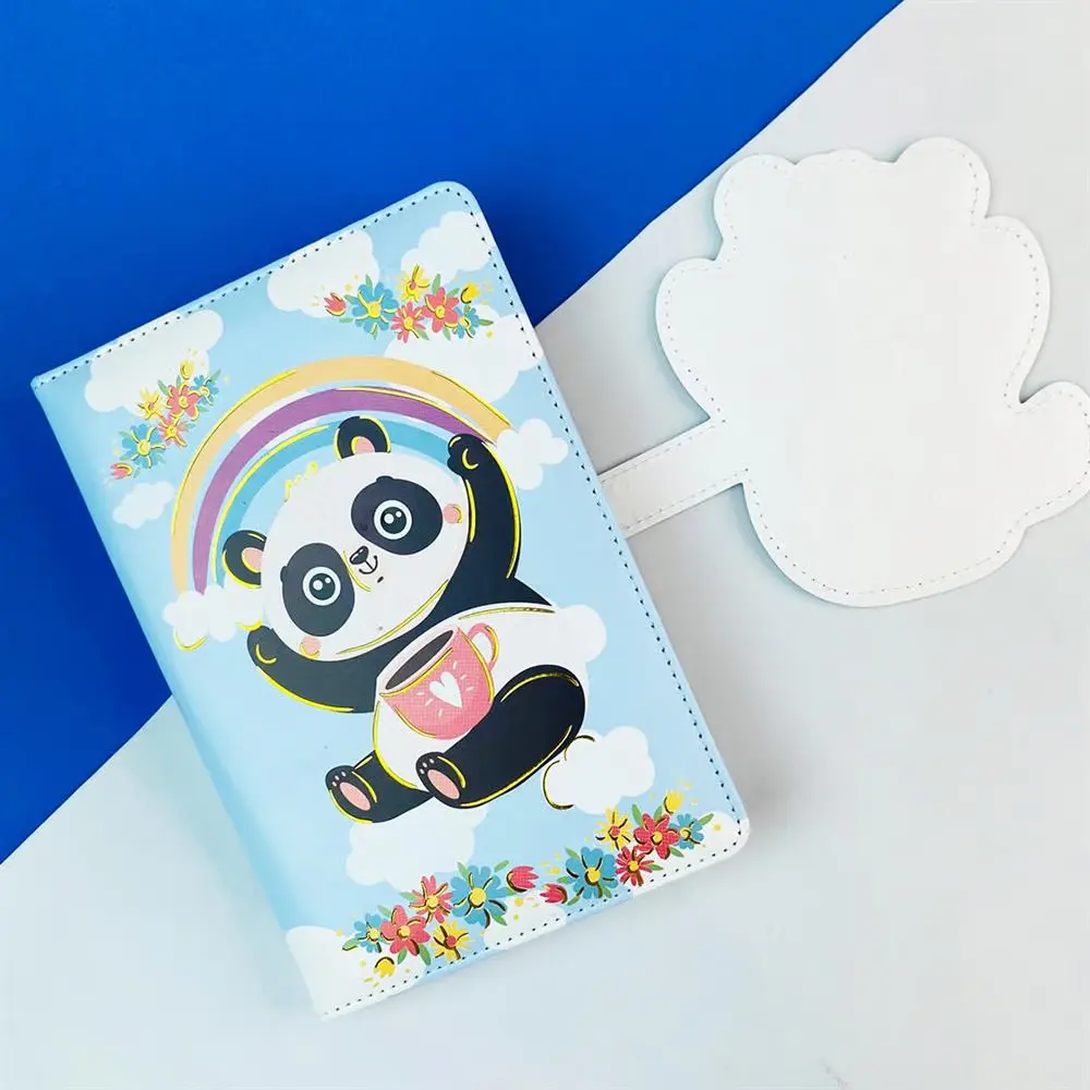 Panda Tasarımlı Kabartma Kapaklı Defter - Thumbnail