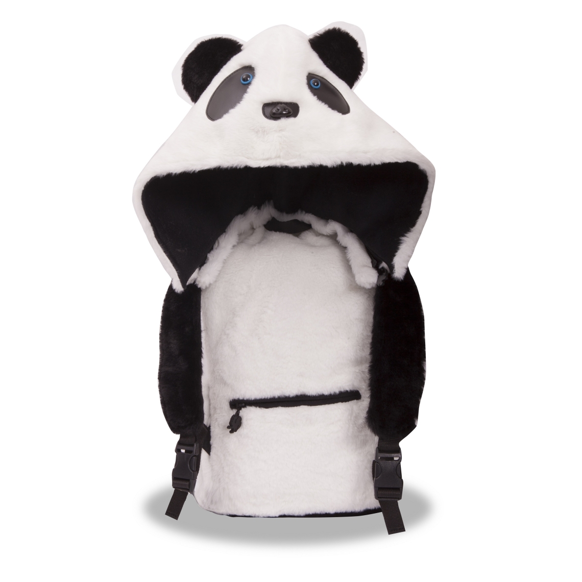 Morikukko Panda Çocuk Kapüşonlu Sırt Çantası - Thumbnail